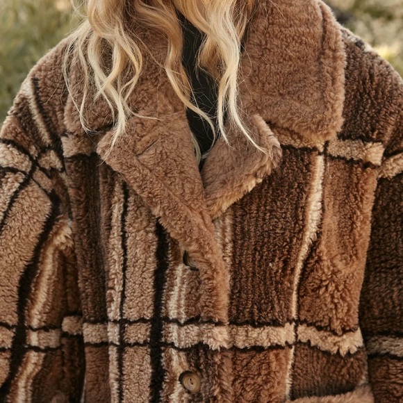 RARE Dôen Heirloom Easton Coat in Charcoal Sierra Plaid - Picture 16 of 16